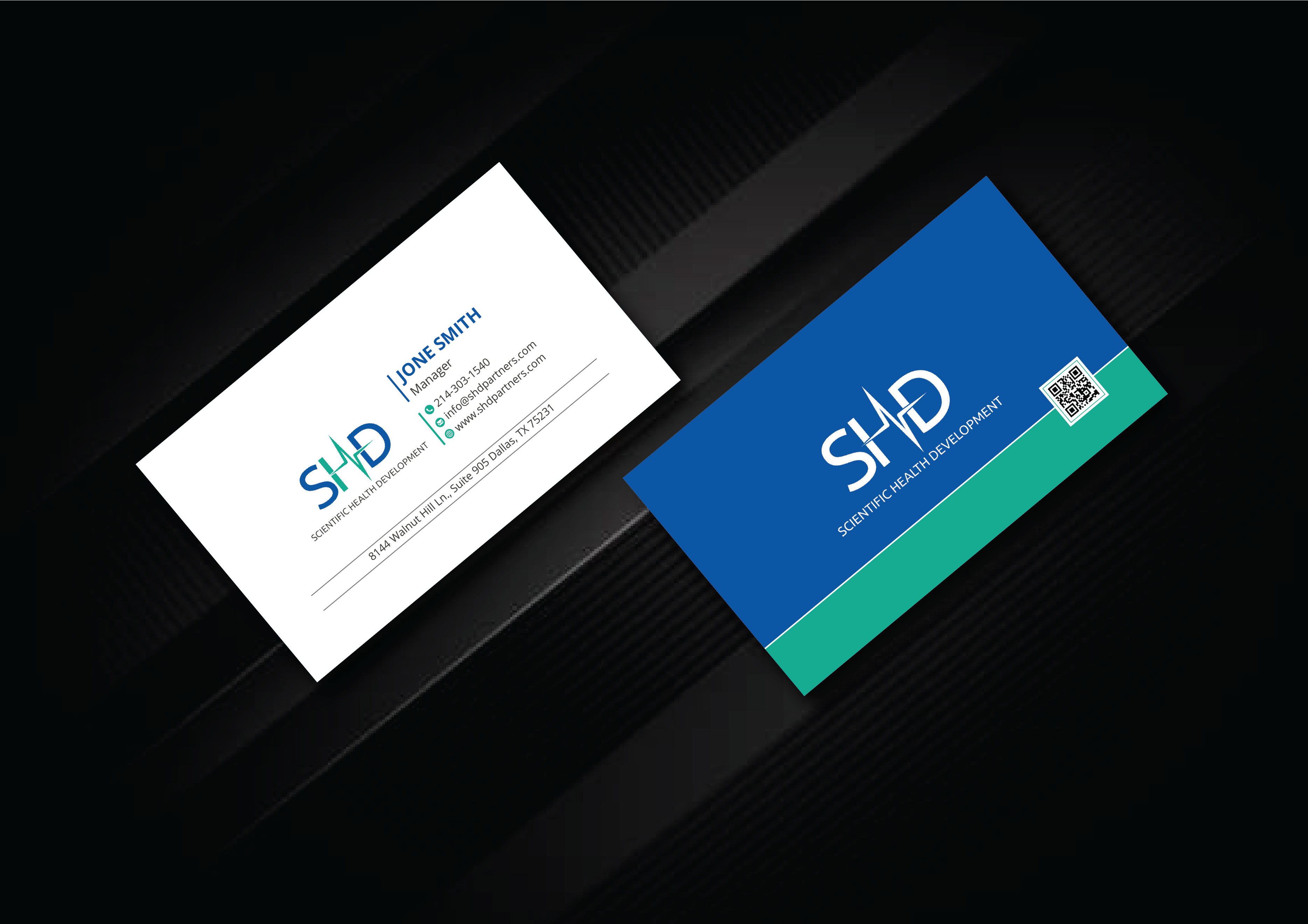 Visitenkarten-Design von artbitin für Scientific Health Development | Design #29014570