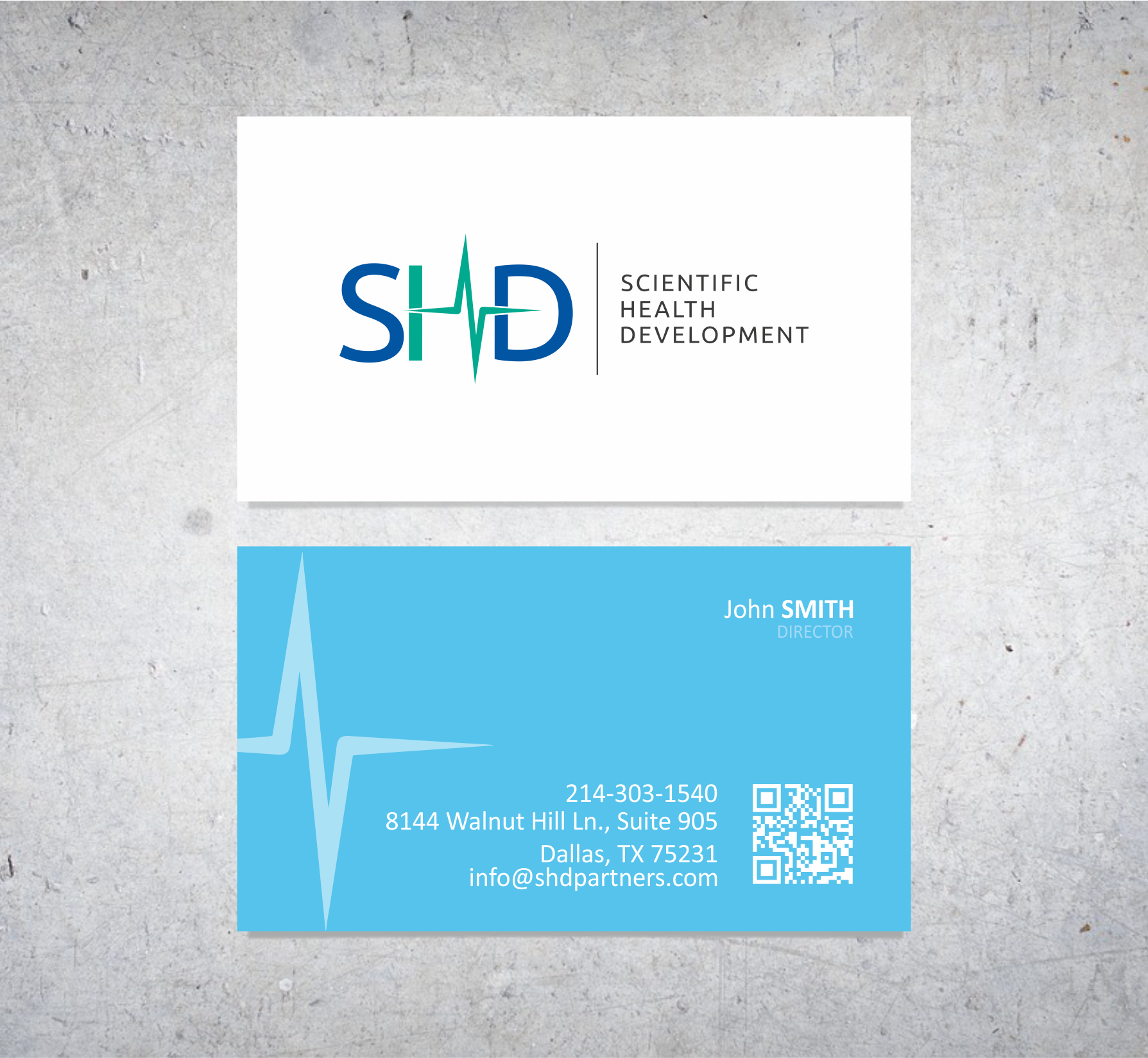 Business Card Design by Artissan for Scientific Health Development | Design #29017486