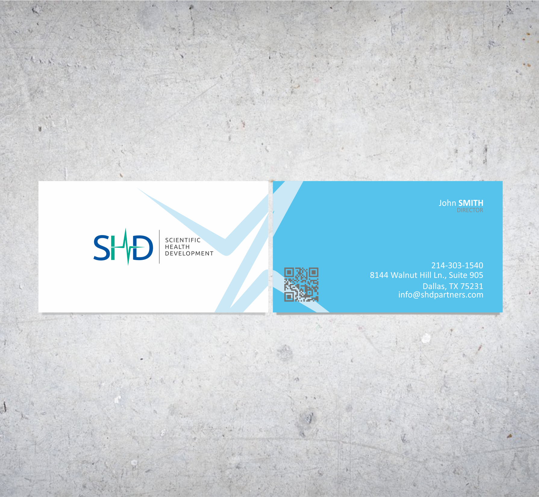 Visitenkarten-Design von Artissan für Scientific Health Development | Design #29017488