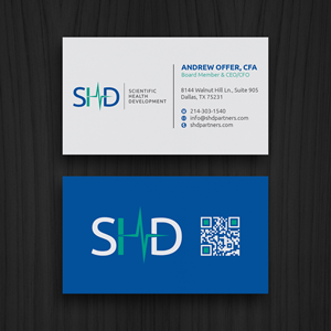 Business Card Design by WebixBD for Scientific Health Development | Design #29036917