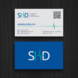 Business Card Design by WebixBD for Scientific Health Development | Design: #29036940