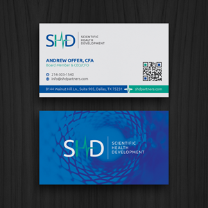 Business Card Design by WebixBD for Scientific Health Development | Design: #29036981