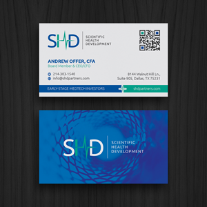 Business Card Design by WebixBD for Scientific Health Development | Design: #29037002