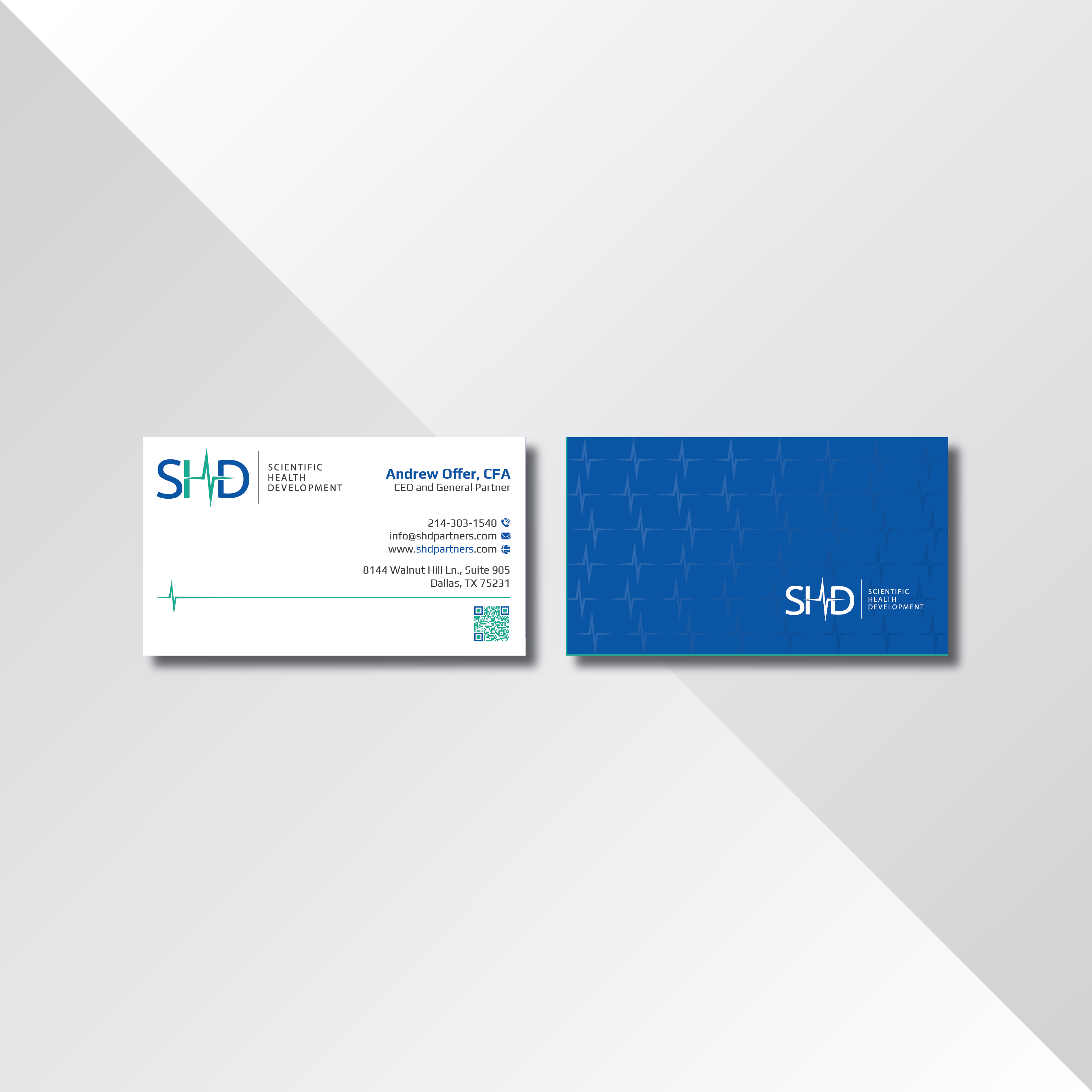 Visitenkarten-Design von Verified artistry (Design garden) für Scientific Health Development | Design #29030112