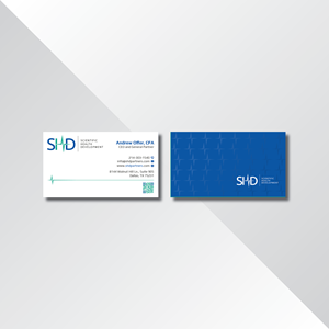 Business Card Design by Verified artistry (Design garden) for Scientific Health Development | Design: #29030112