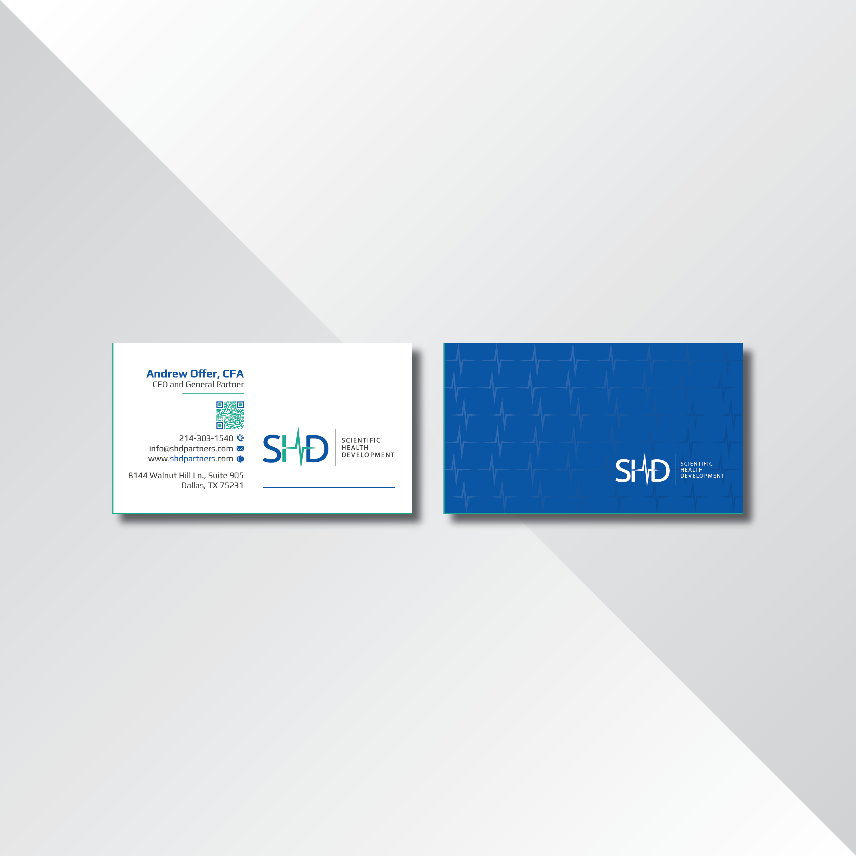 Visitenkarten-Design von Verified artistry (Design garden) für Scientific Health Development | Design #29030115