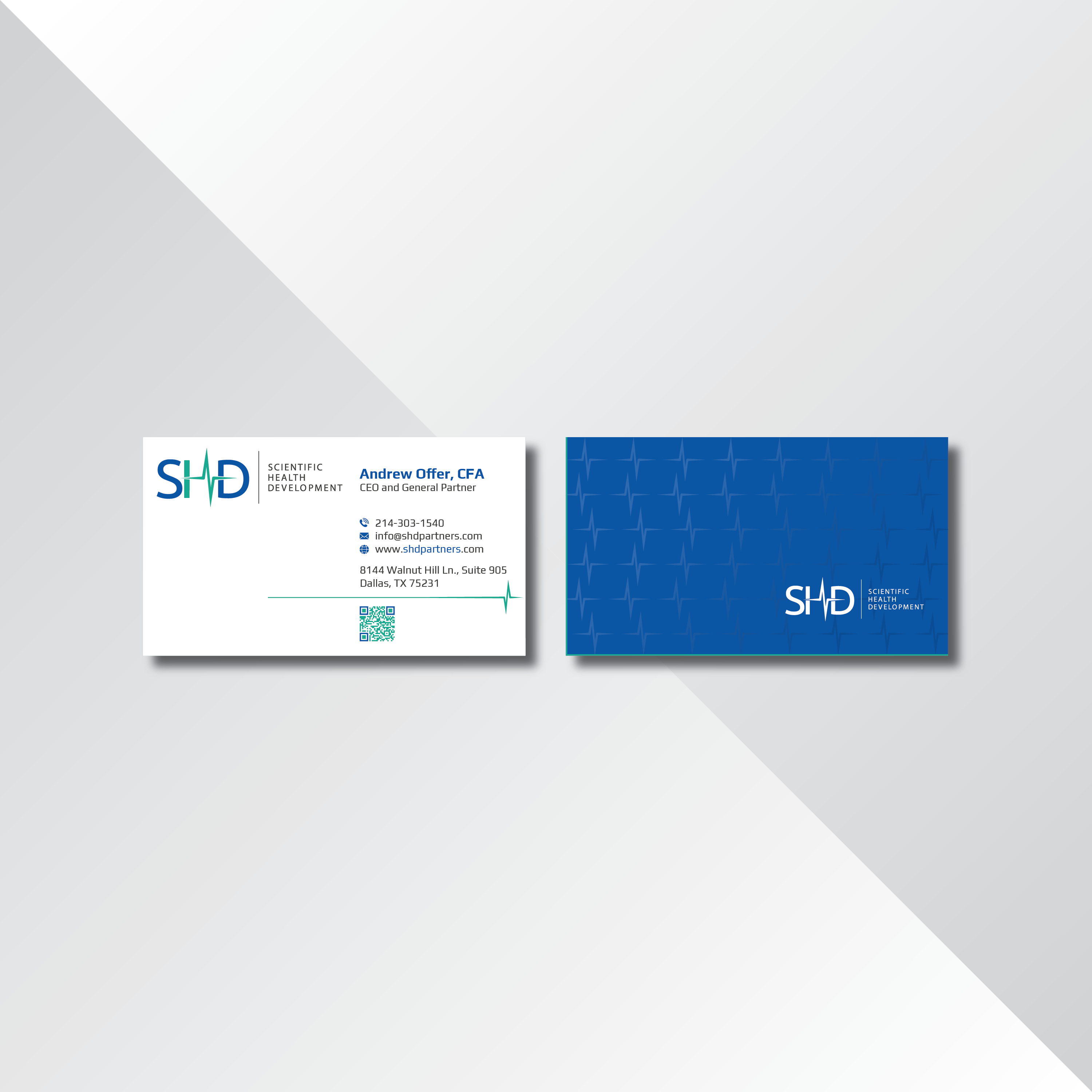 Visitenkarten-Design von Verified artistry (Design garden) für Scientific Health Development | Design #29030118