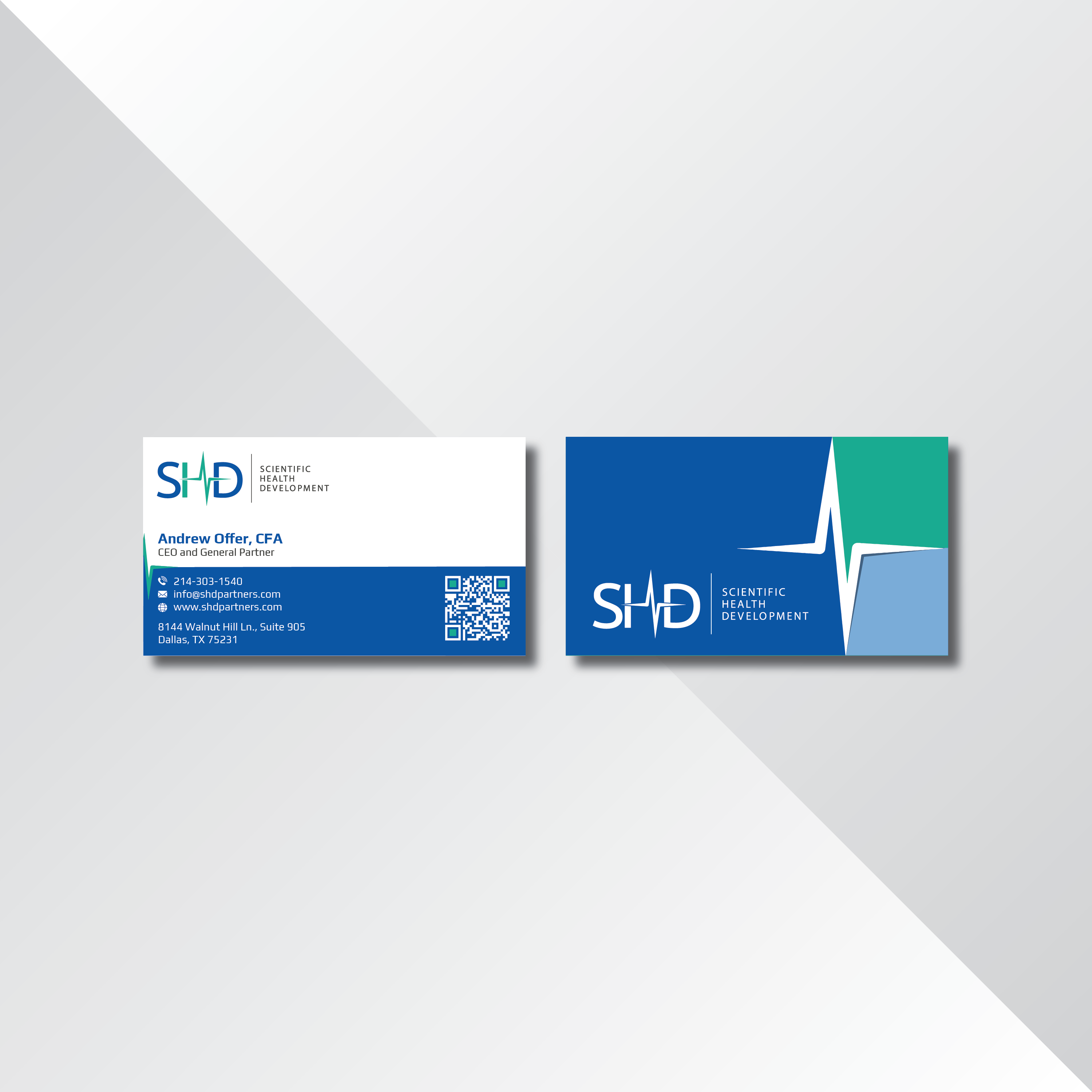 Visitenkarten-Design von Verified artistry (Design garden) für Scientific Health Development | Design #29030120