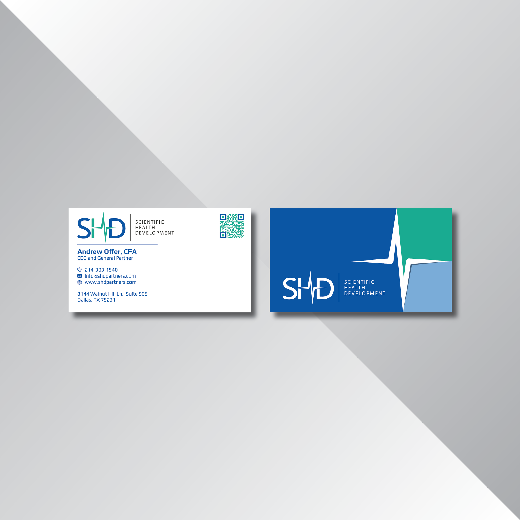 Visitenkarten-Design von Verified artistry (Design garden) für Scientific Health Development | Design #29034862