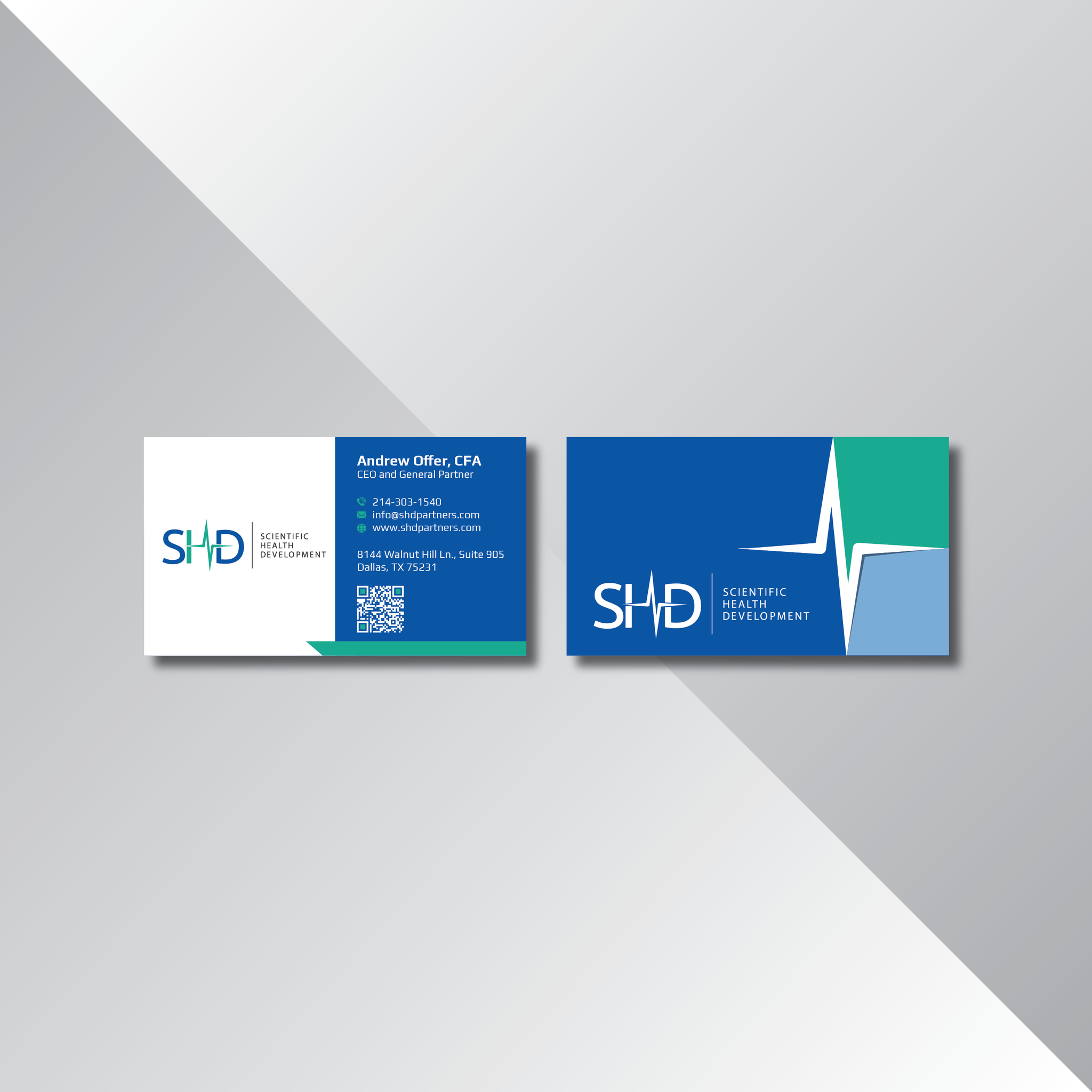 Visitenkarten-Design von Verified artistry (Design garden) für Scientific Health Development | Design #29034863