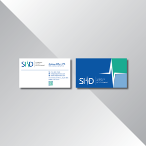 Business Card Design by Verified artistry (Design garden) for Scientific Health Development | Design: #29034865