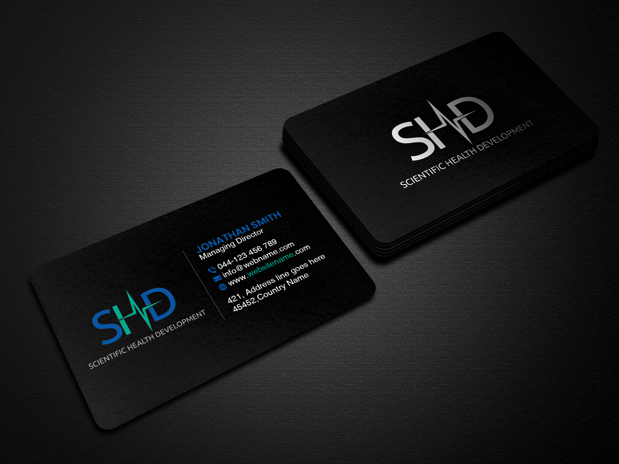 Business Card Design by Creations Box 2015 for Scientific Health Development | Design #29018802