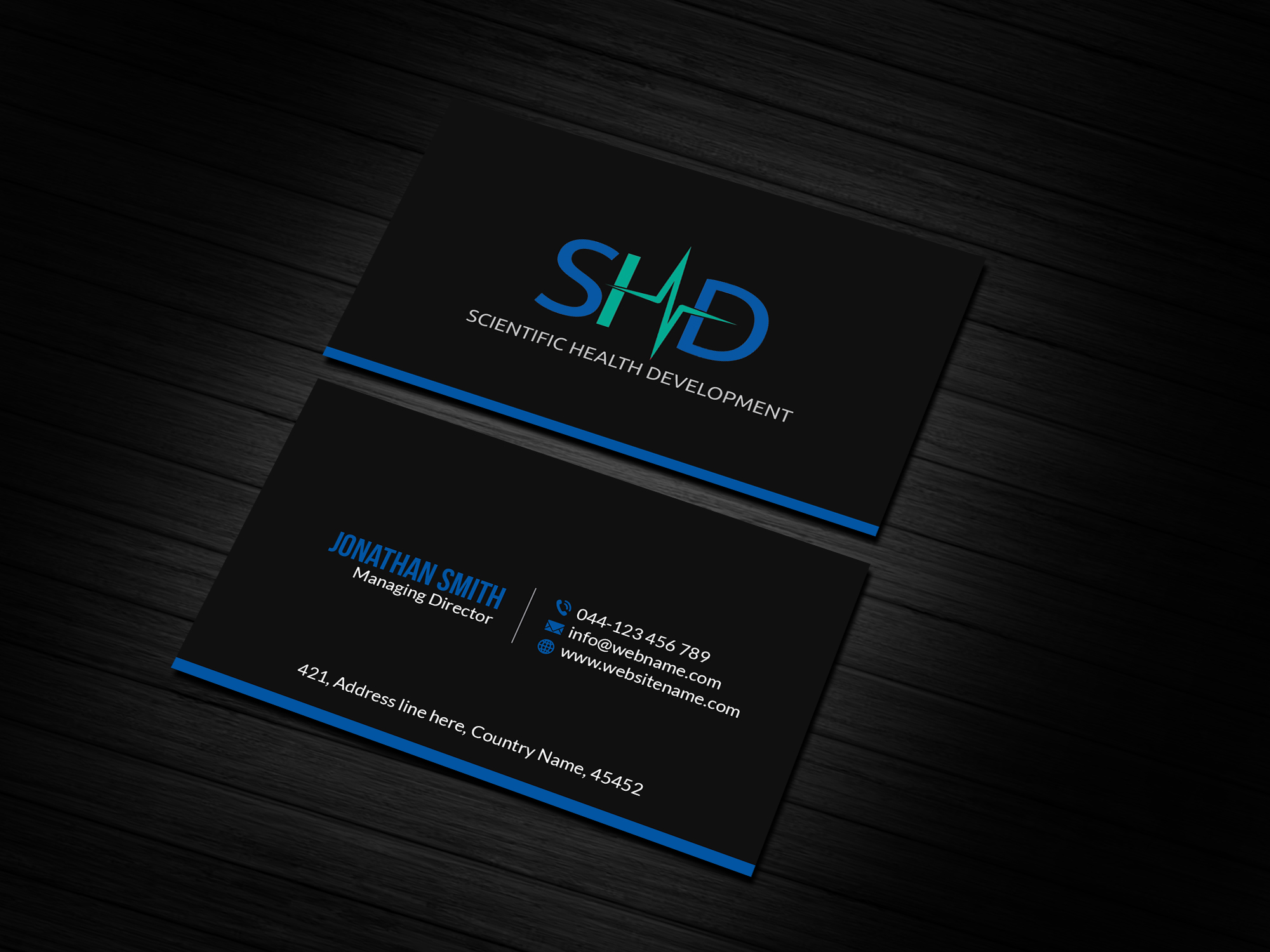 Business Card Design by Creations Box 2015 for Scientific Health Development | Design #29018803