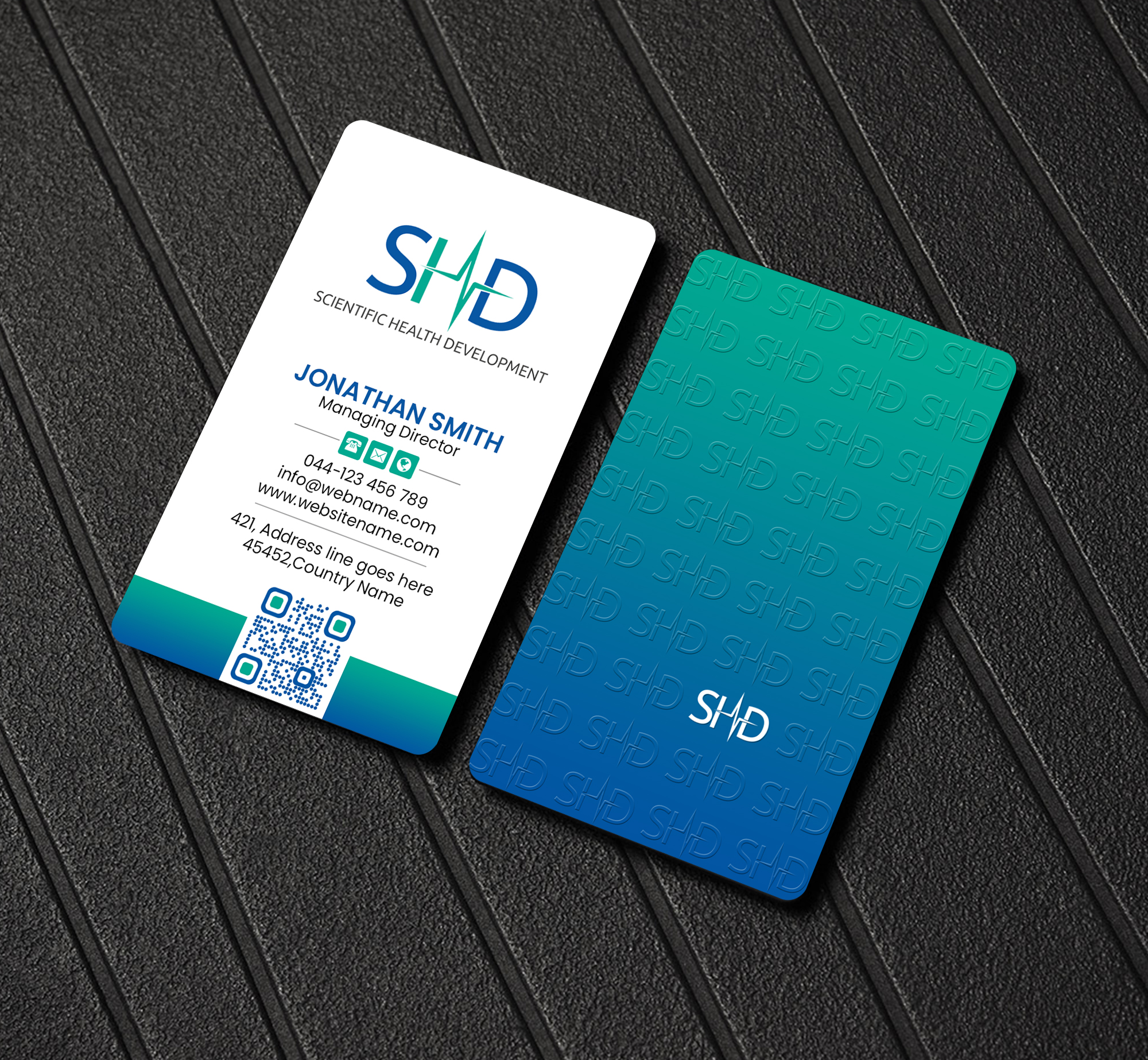Business Card Design by Creations Box 2015 for Scientific Health Development | Design #29018816