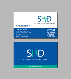 Business Card Design by Creations Box 2015 for Scientific Health Development | Design: #29018821