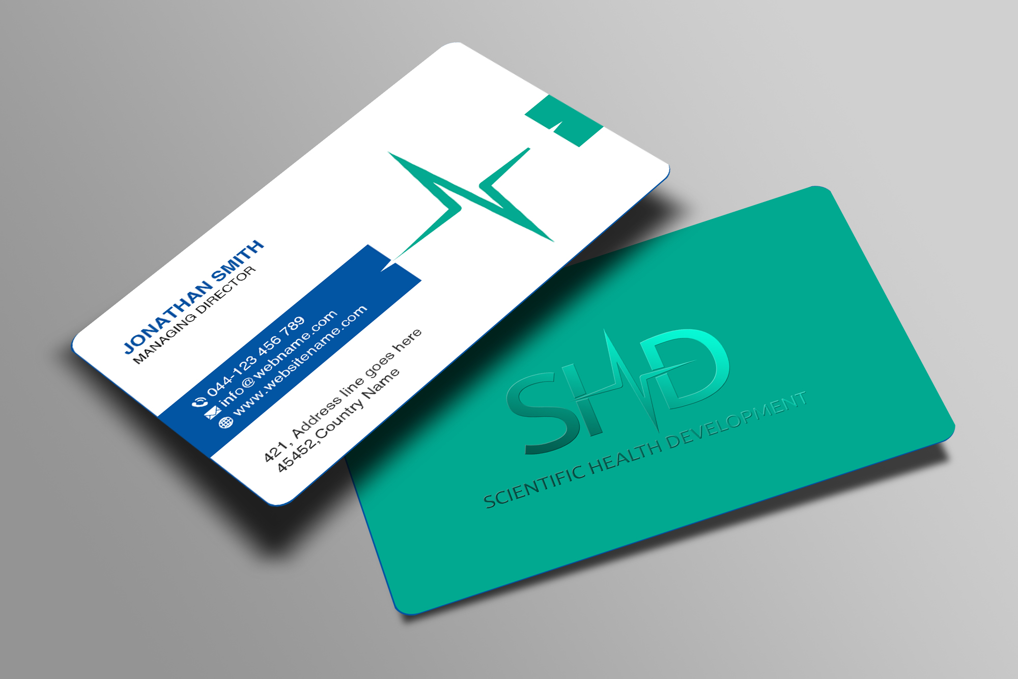 Business Card Design by Creations Box 2015 for Scientific Health Development | Design #29018829