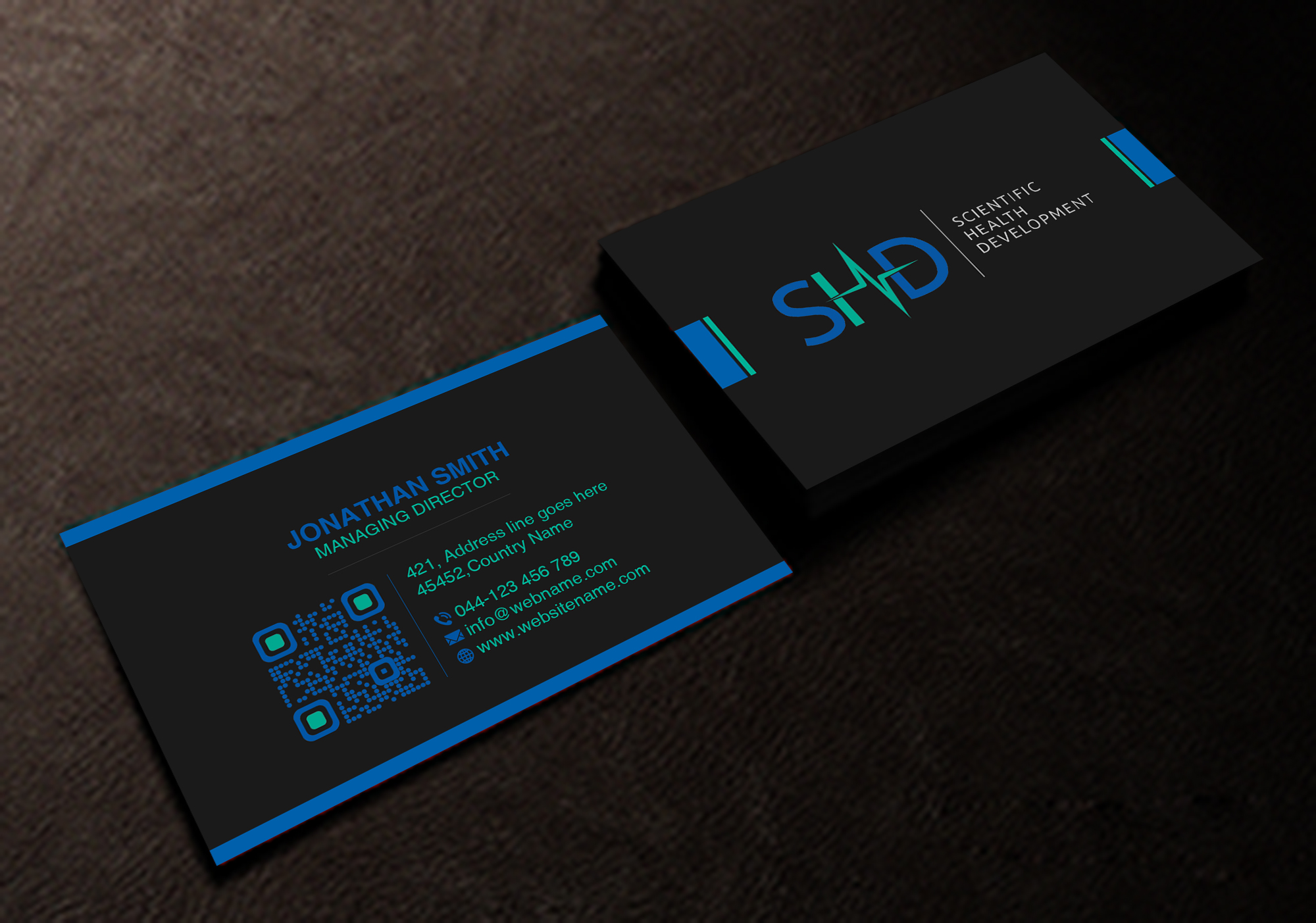 Business Card Design by Creations Box 2015 for Scientific Health Development | Design #29018835