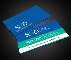 Business Card Design by Creations Box 2015 for Scientific Health Development | Design: #29018845