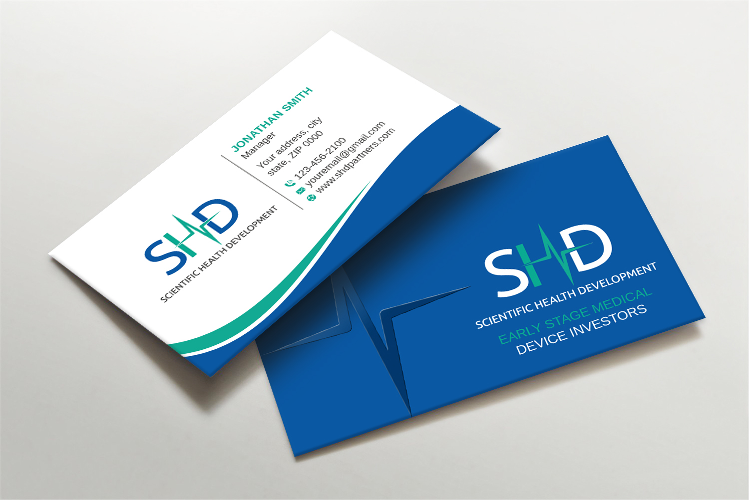 Business Card Design by LAXMI DESIGNHUB for Scientific Health Development | Design #29019449