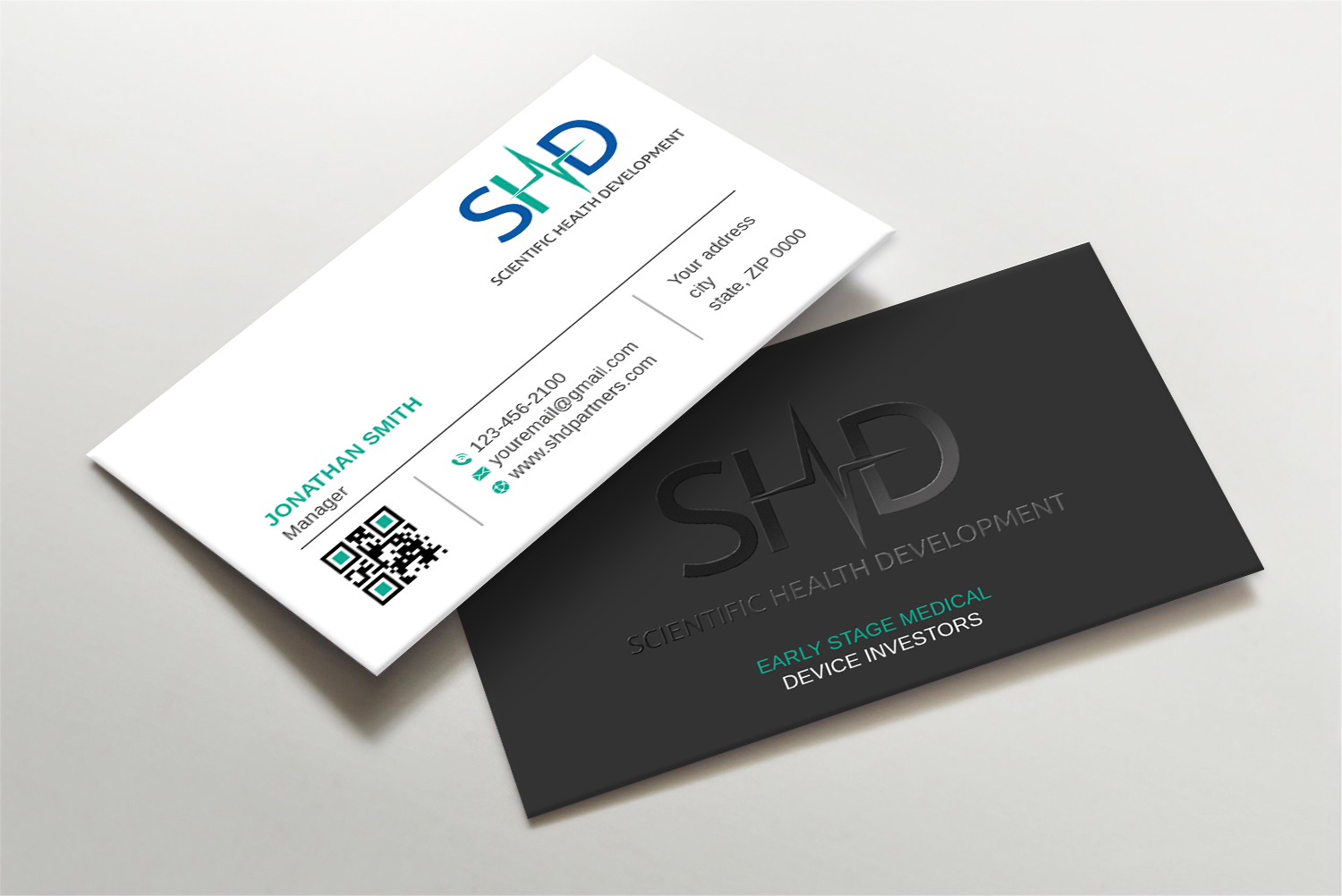 Business Card Design by LAXMI DESIGNHUB for Scientific Health Development | Design #29019450