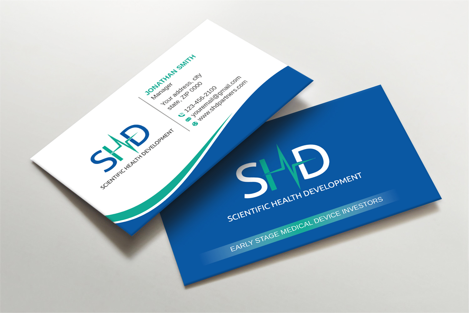 Business Card Design by LAXMI DESIGNHUB for Scientific Health Development | Design #29019452
