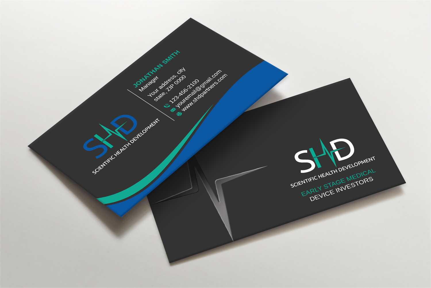 Business Card Design by LAXMI DESIGNHUB for Scientific Health Development | Design #29019456