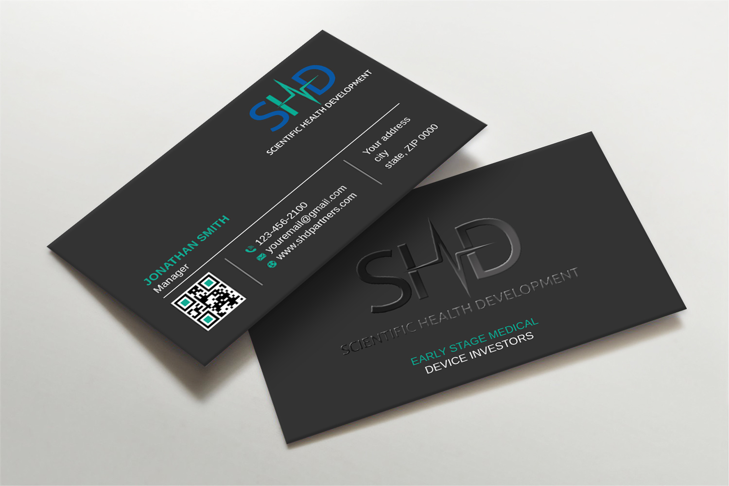 Business Card Design by LAXMI DESIGNHUB for Scientific Health Development | Design #29019457