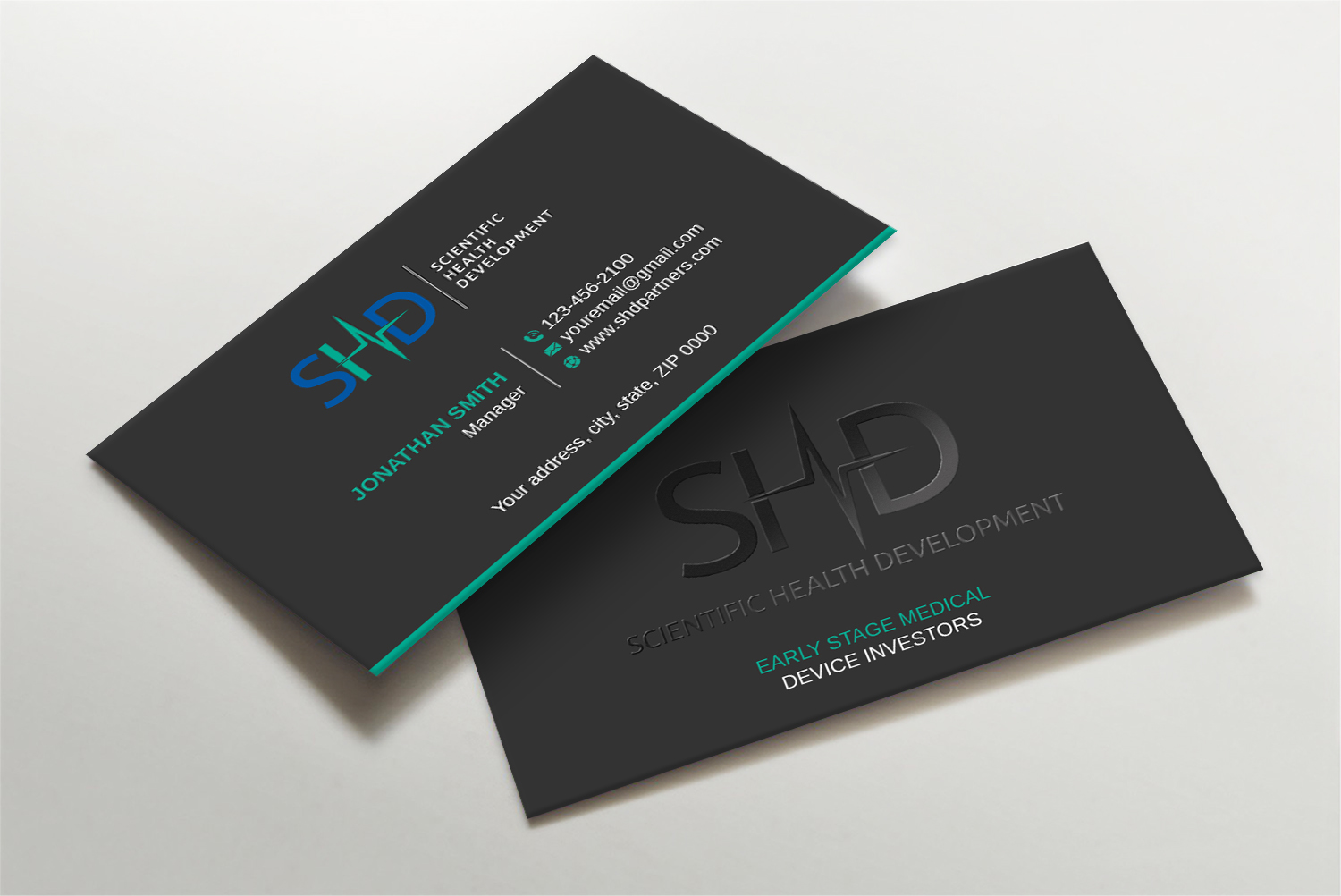 Business Card Design by LAXMI DESIGNHUB for Scientific Health Development | Design #29019459