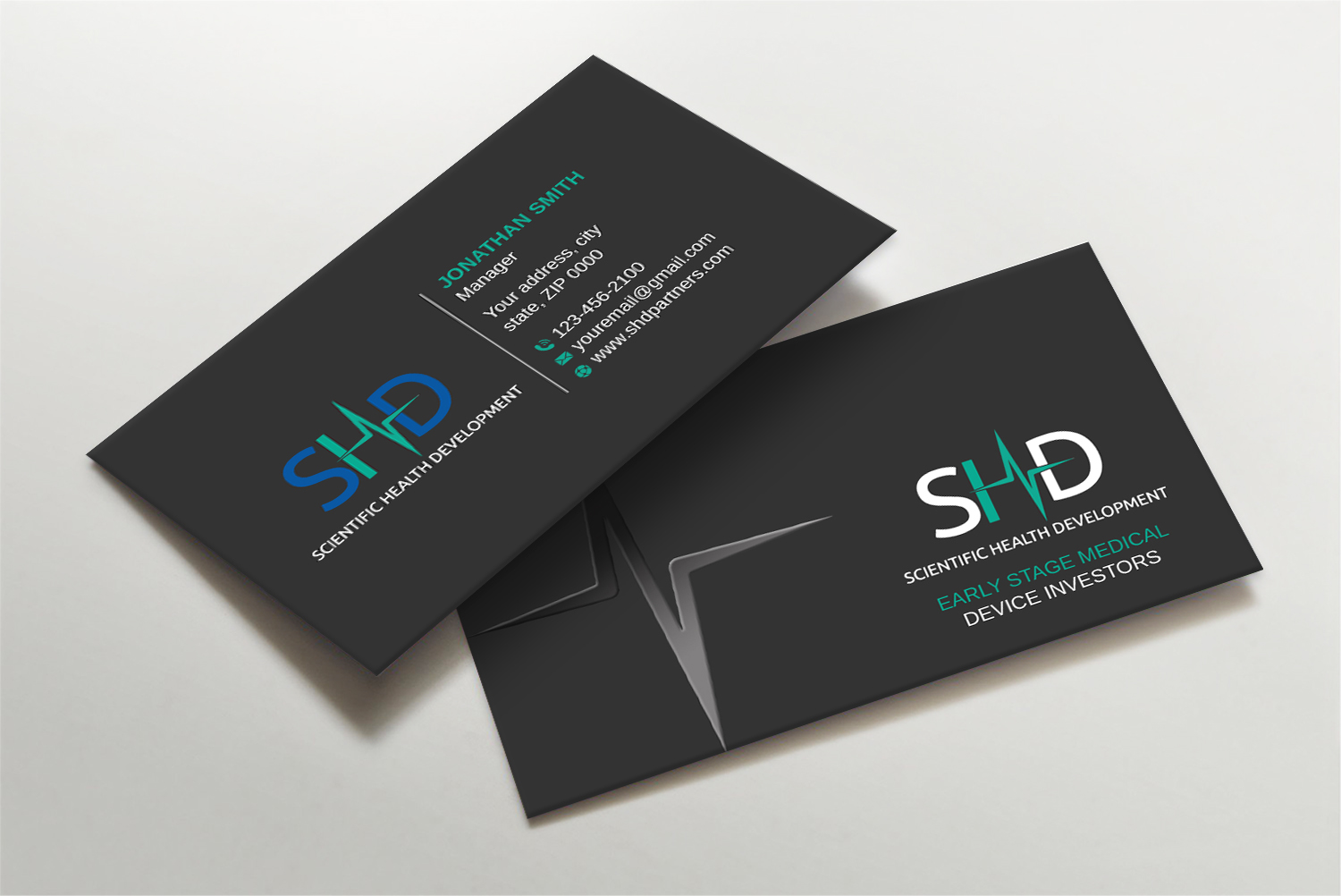 Business Card Design by LAXMI DESIGNHUB for Scientific Health Development | Design #29019460