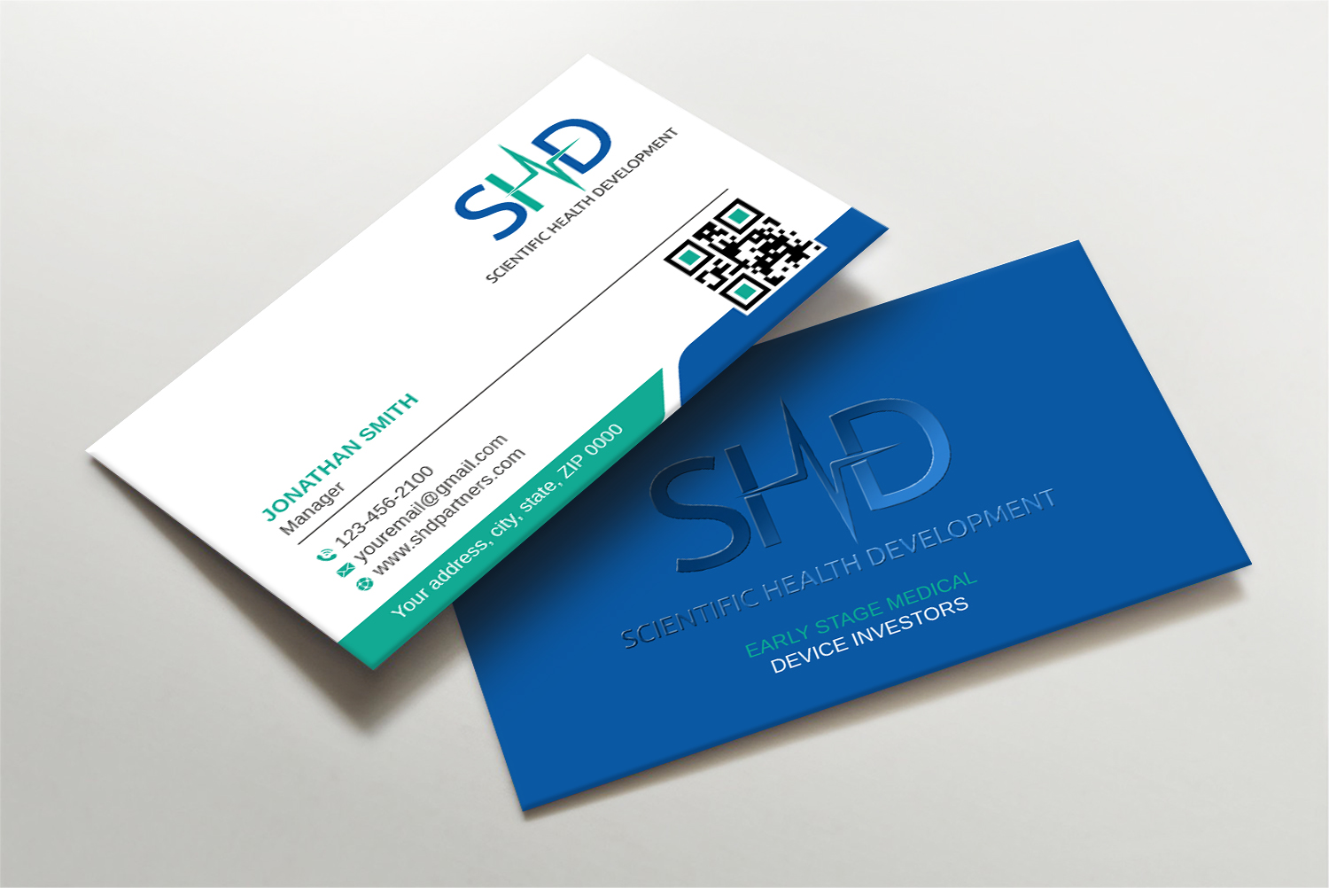 Business Card Design by LAXMI DESIGNHUB for Scientific Health Development | Design #29019464