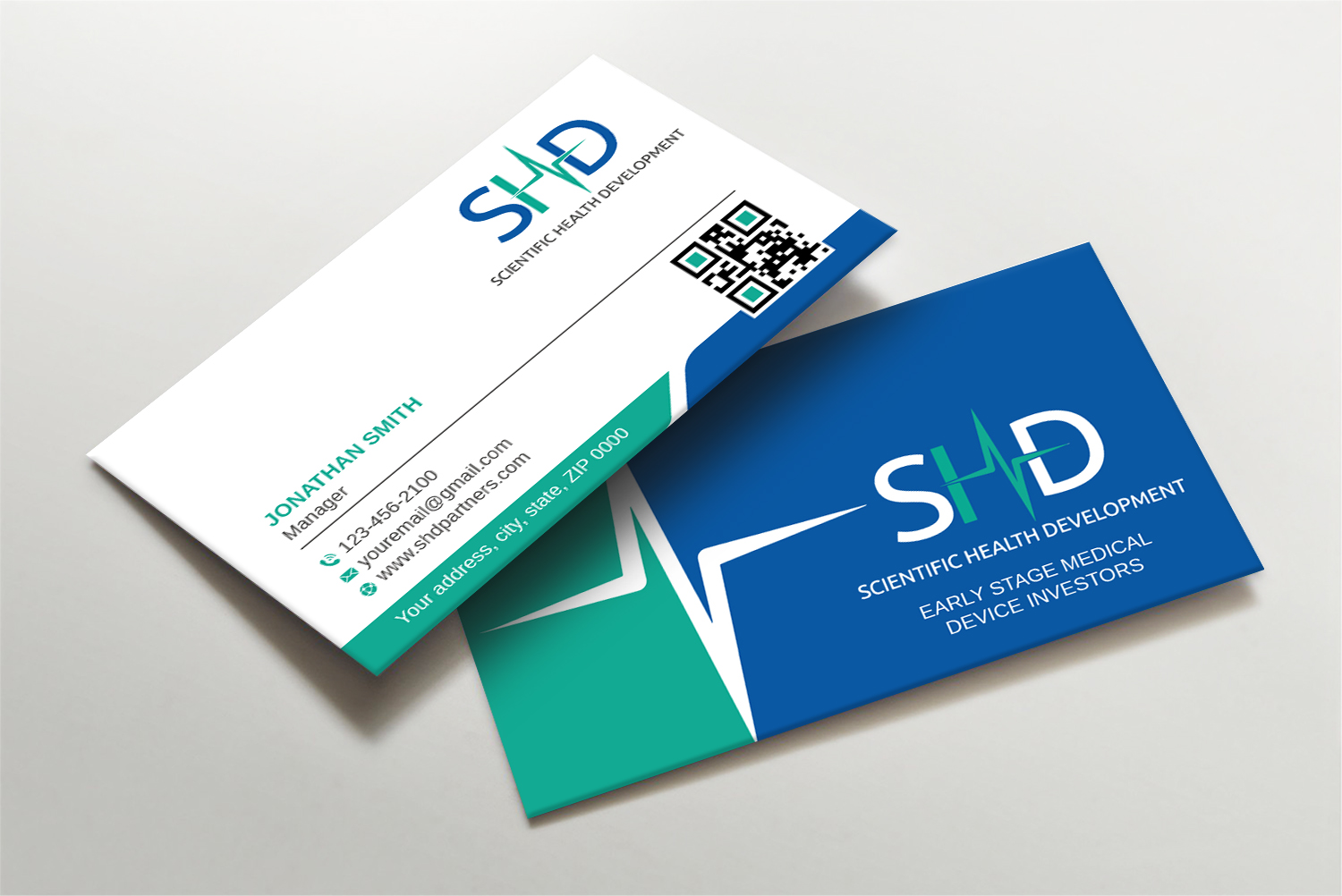 Business Card Design by LAXMI DESIGNHUB for Scientific Health Development | Design #29019467