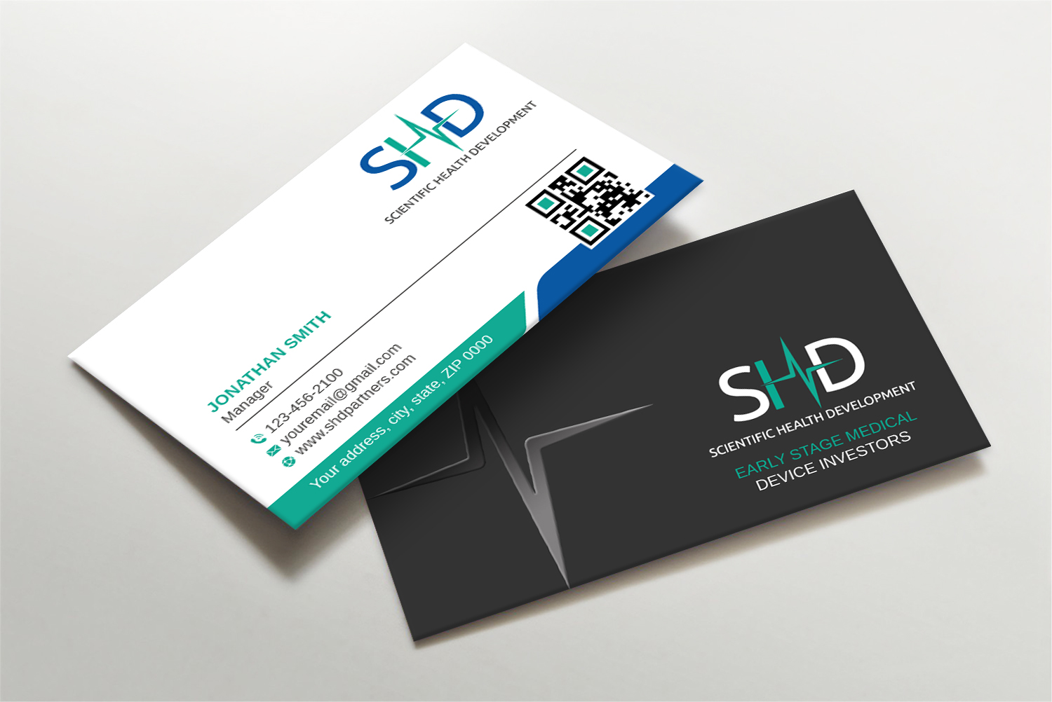 Business Card Design by LAXMI DESIGNHUB for Scientific Health Development | Design #29019468