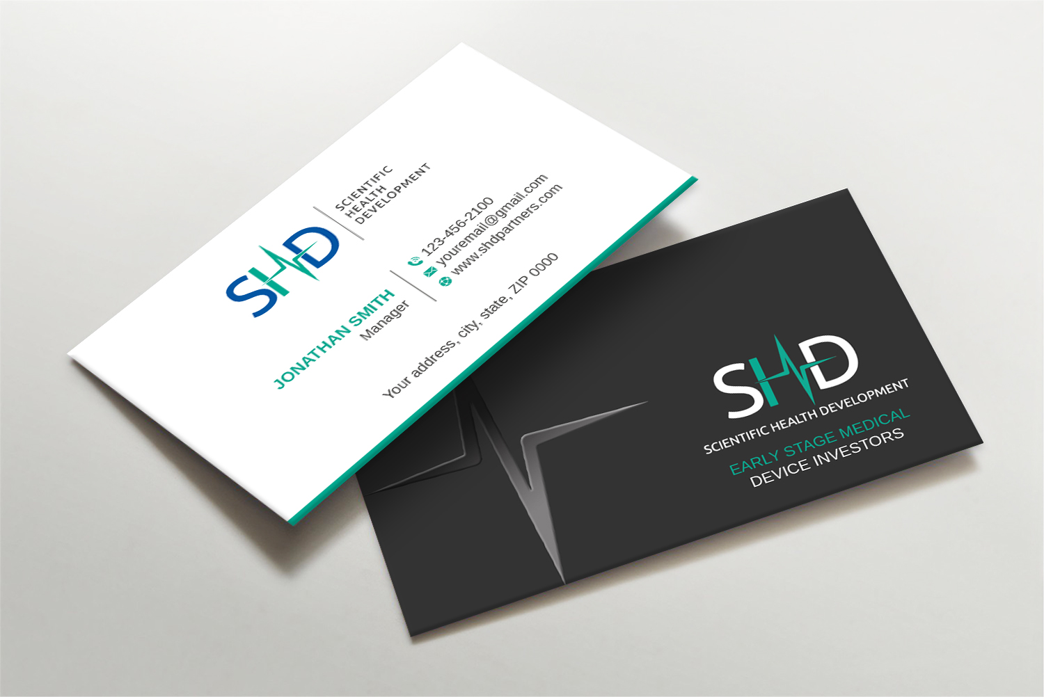 Business Card Design by LAXMI DESIGNHUB for Scientific Health Development | Design #29019470