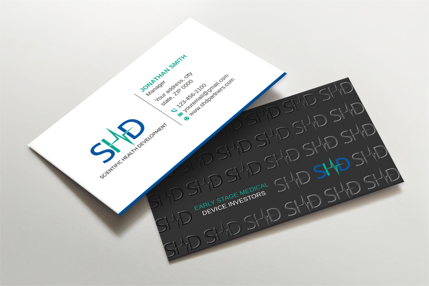 Business Card Design by LAXMI DESIGNHUB for Scientific Health Development | Design #29054432