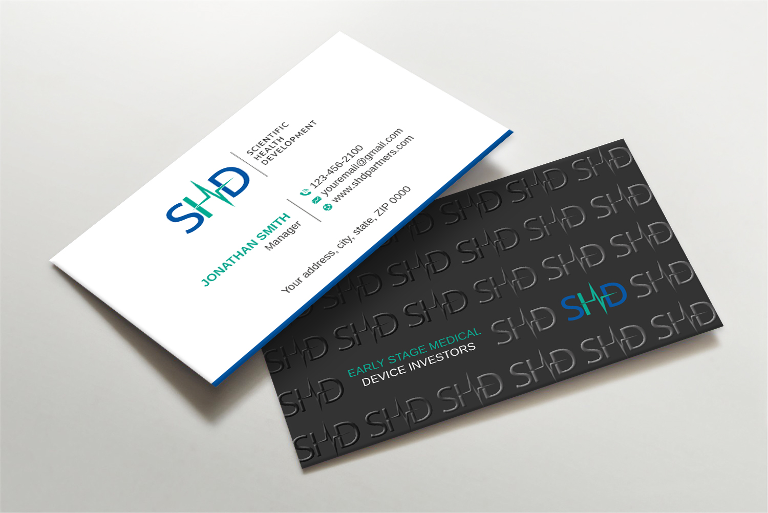 Business Card Design by LAXMI DESIGNHUB for Scientific Health Development | Design #29054435