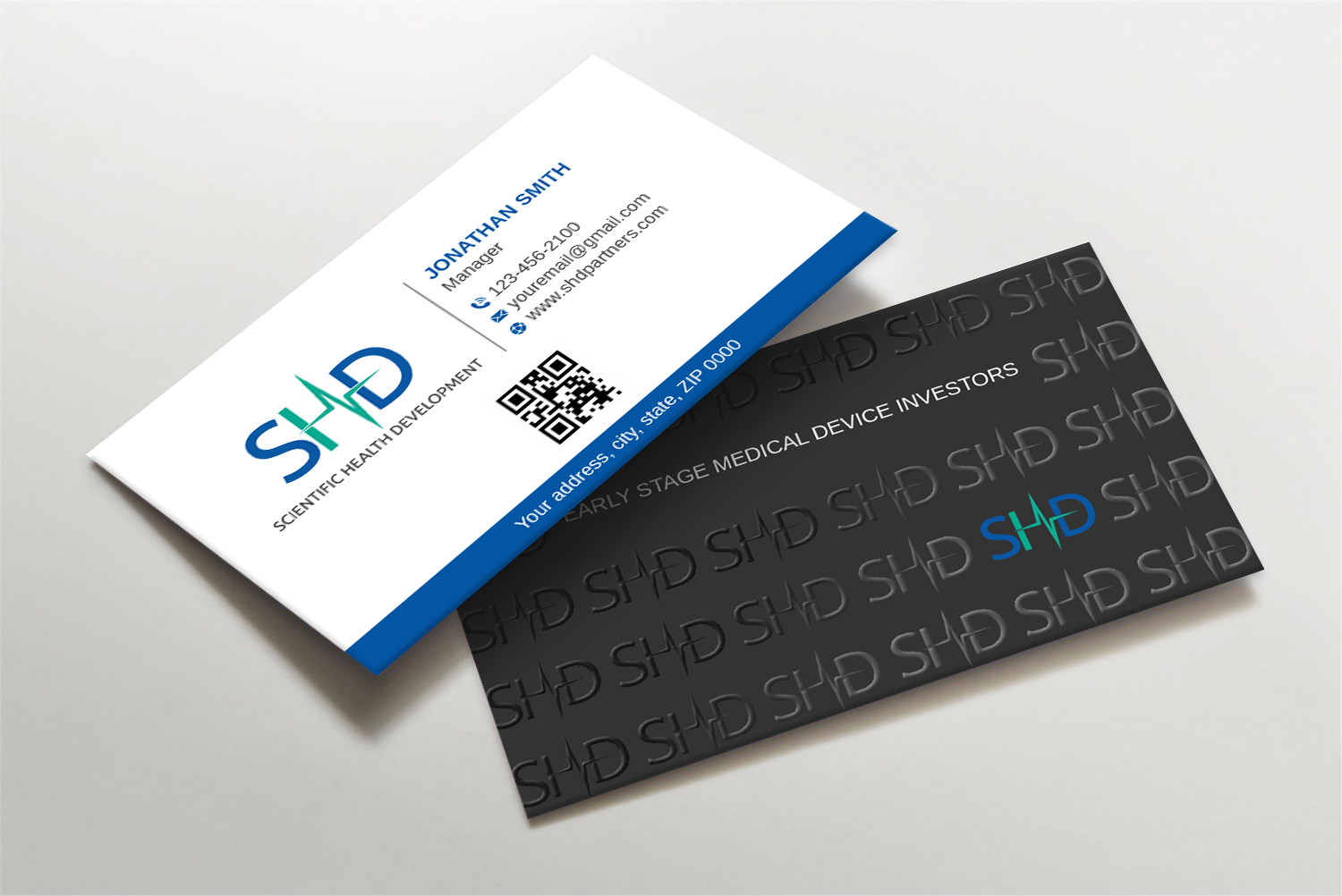 Business Card Design by LAXMI DESIGNHUB for Scientific Health Development | Design #29063477