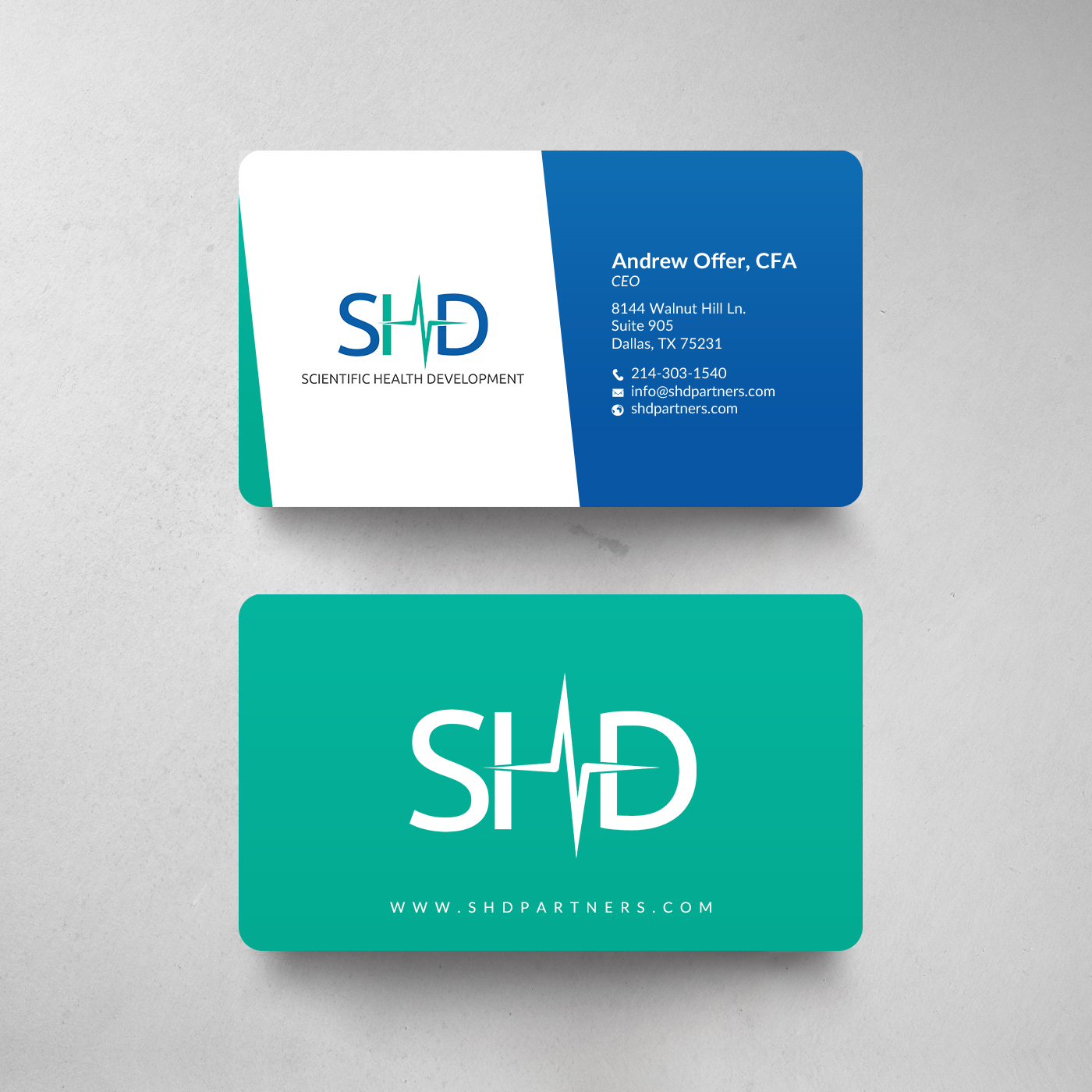 Business Card Design by chandrayaan.creative for Scientific Health Development | Design #29012957