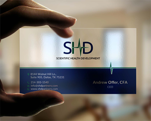 Business Card Design by chandrayaan.creative for Scientific Health Development | Design: #29014321