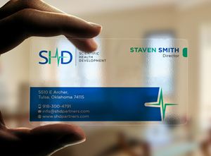 Business Card Design by Tripti Ranjan Gain for Scientific Health Development | Design: #29021443