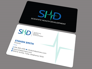 Business Card Design by Tripti Ranjan Gain for Scientific Health Development | Design: #29021447
