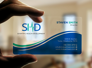 Business Card Design by Tripti Ranjan Gain for Scientific Health Development | Design: #29021455