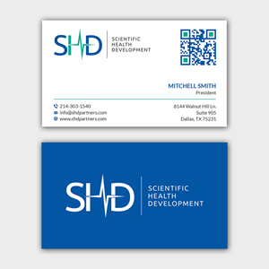 Business Card Design by T.R for Scientific Health Development | Design: #29012746