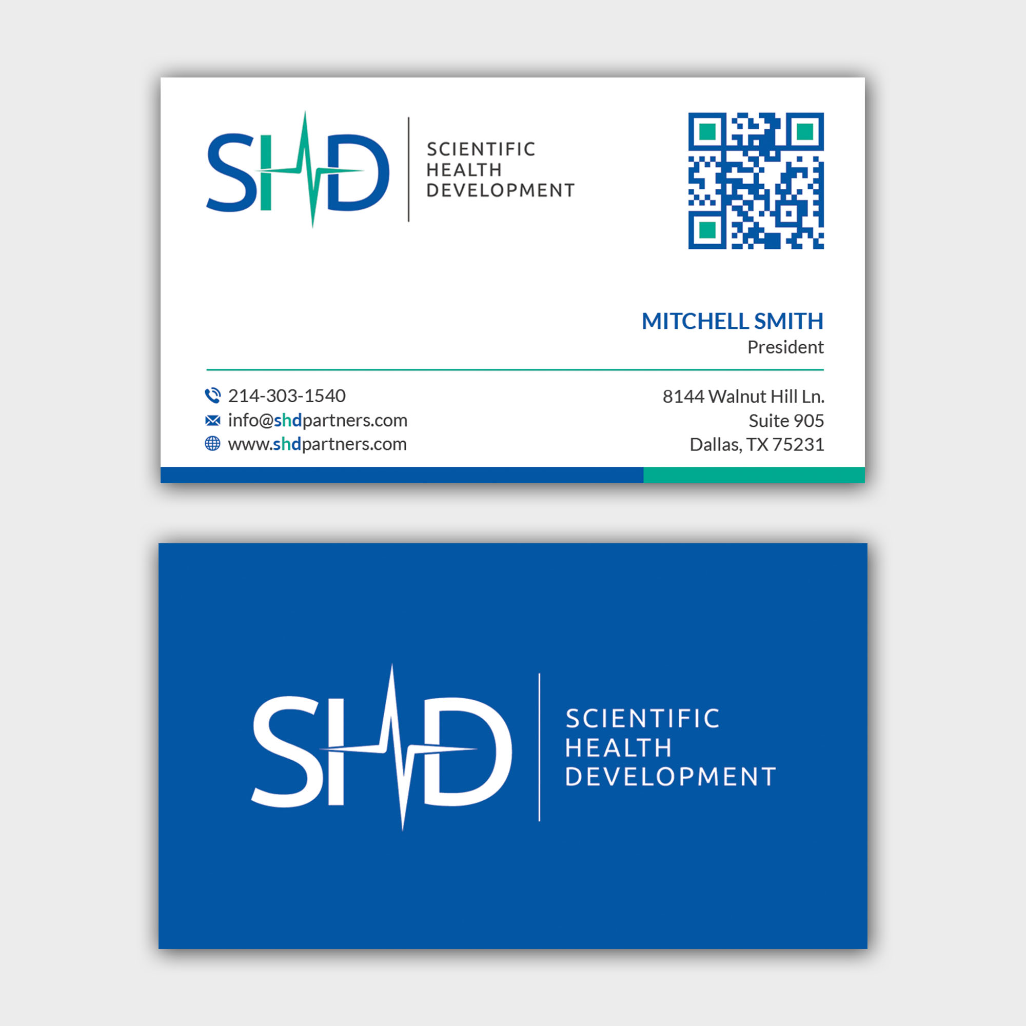 Business Card Design by T.R for Scientific Health Development | Design #29012783