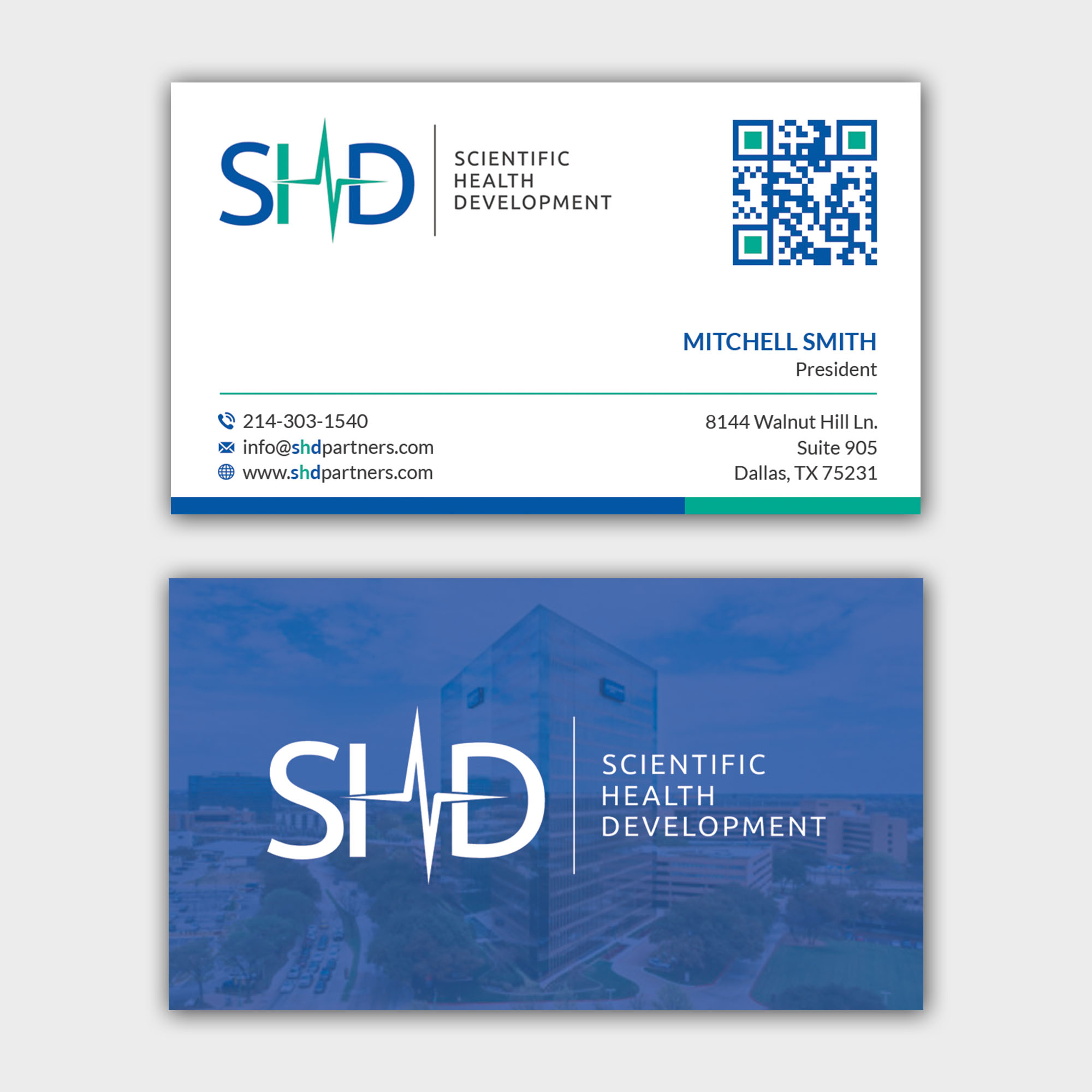 Business Card Design by T.R for Scientific Health Development | Design #29012787
