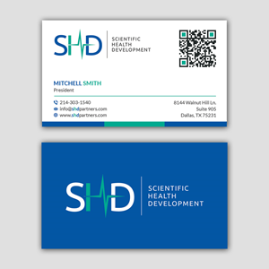 Business Card Design by T.R for Scientific Health Development | Design: #29014613
