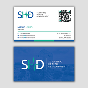 Business Card Design by T.R for Scientific Health Development | Design: #29014623