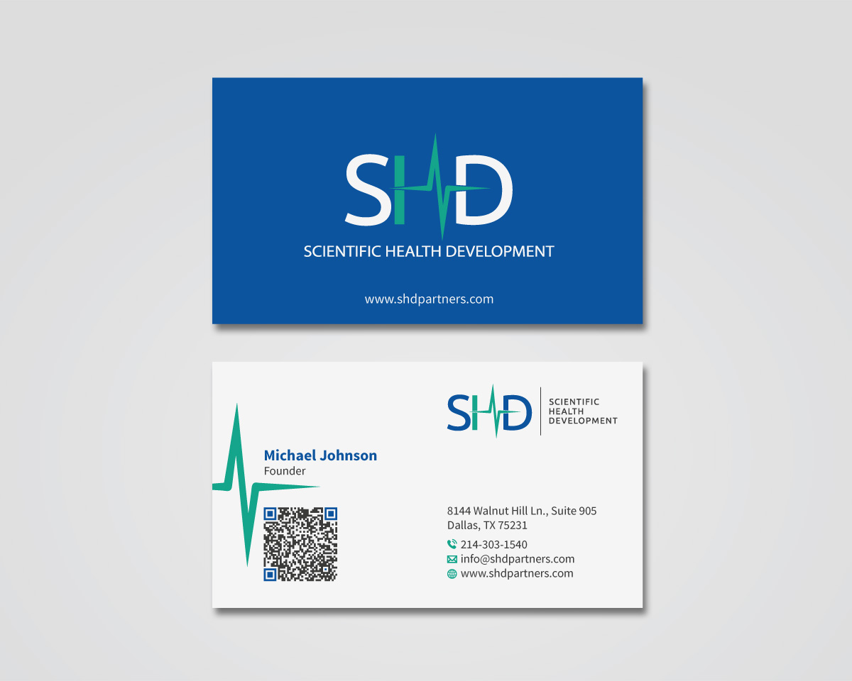 Visitenkarten-Design von MDesign für Scientific Health Development | Design #29043033