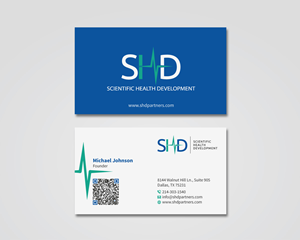 Business Card Design by MDesign for Scientific Health Development | Design #29043033