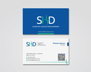 Business Card Design by MDesign for Scientific Health Development | Design: #29043037