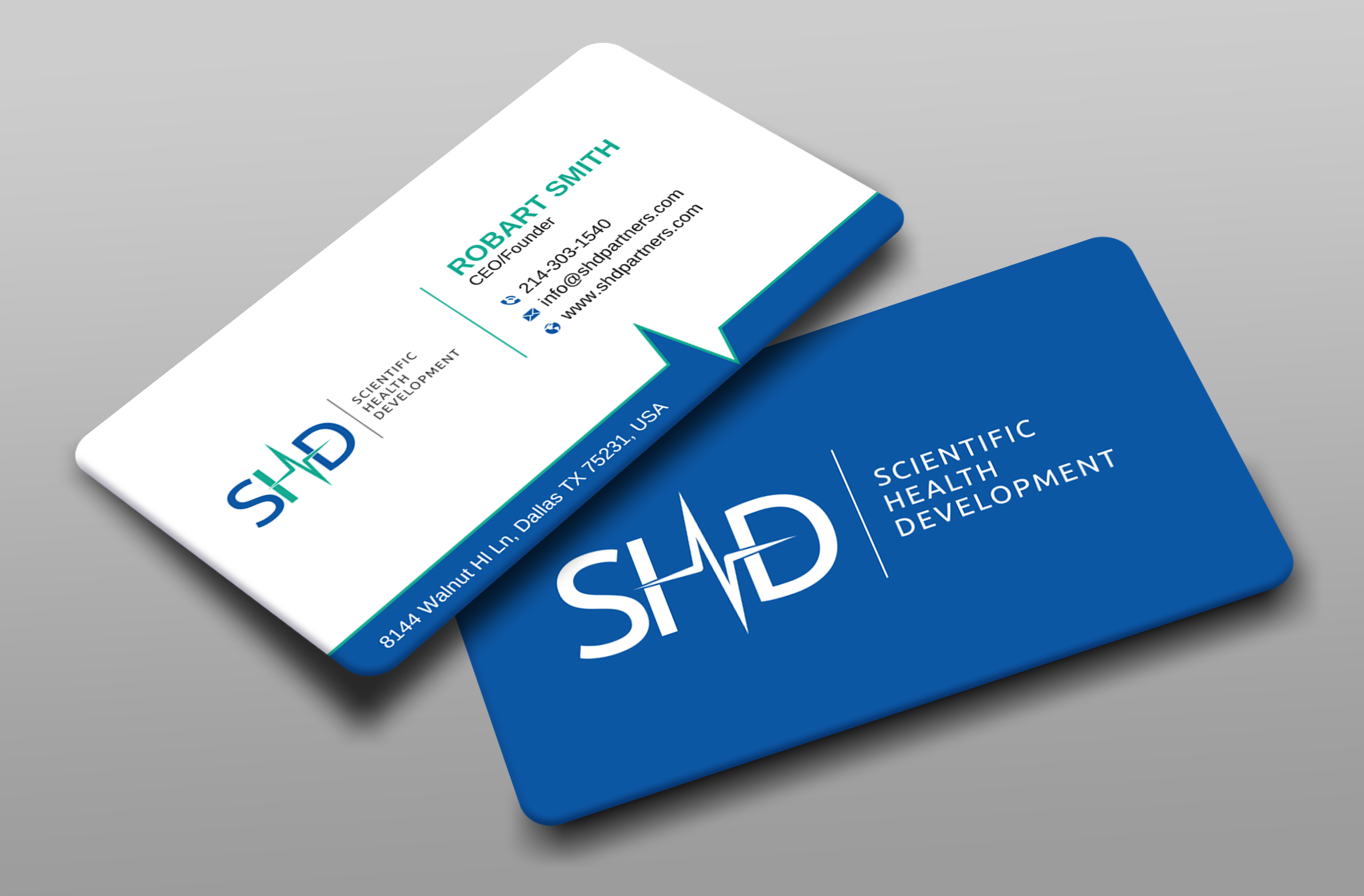 Visitenkarten-Design von Uttom 2 für Scientific Health Development | Design #29010743